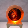 Himalaya Rock Salt Lamp 3D Krishna Print