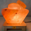 Himalaya Rock Salt Lamp Hawan Kund With Pebbles
