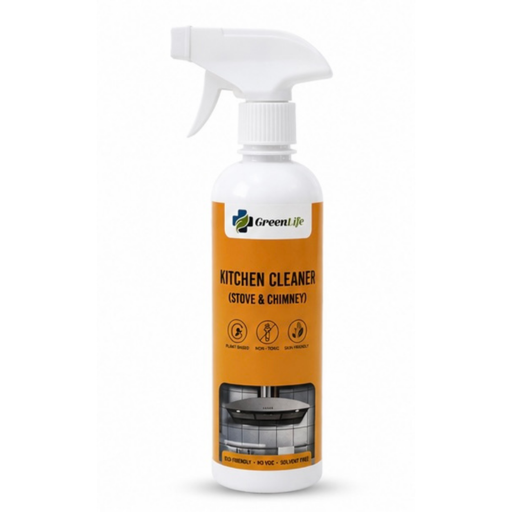 Kitchen Cleaner Spray for Stove & Chimney | Plant-Based Non-Toxic Degreaser | Removes Oil, Grease & Kitchen Stains - Image 2