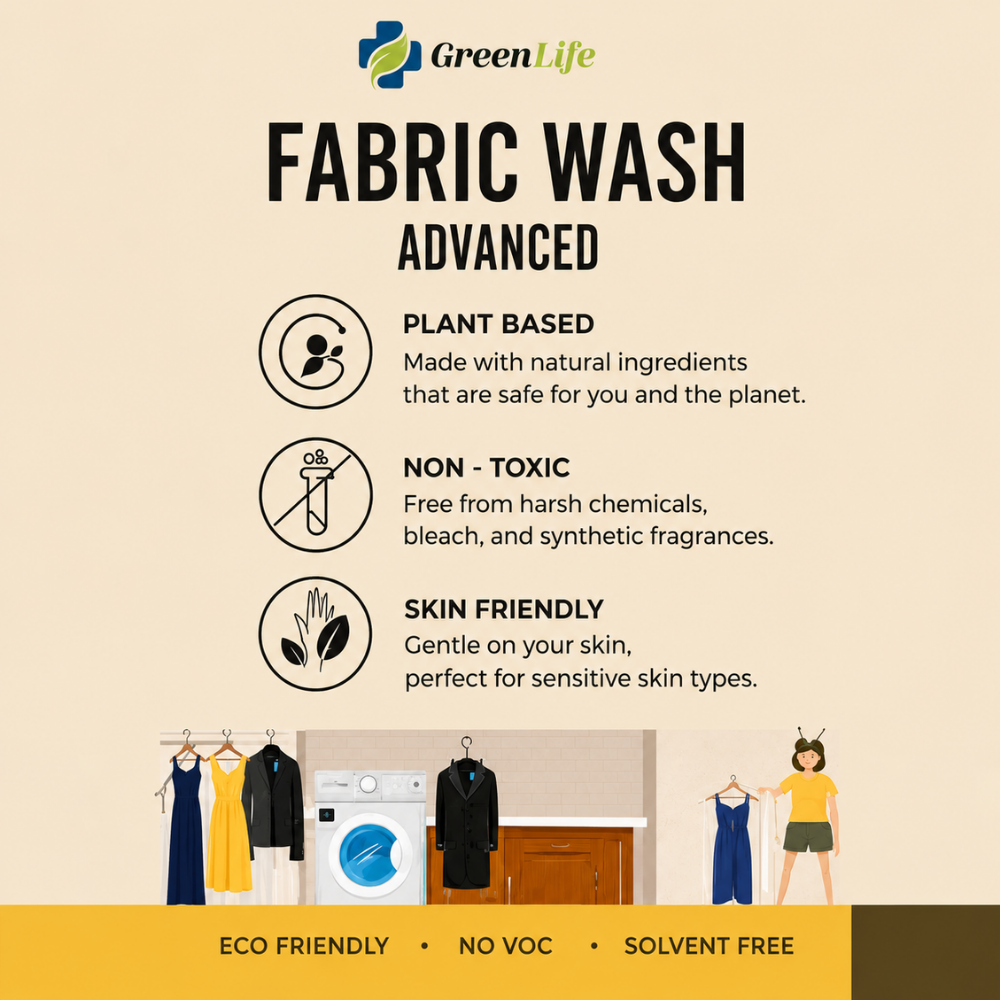 Advanced Fabric Wash Liquid | Plant-Based Non-Toxic Laundry Cleaner | Skin-Friendly Fabric Care for Everyday Clothes - Image 4