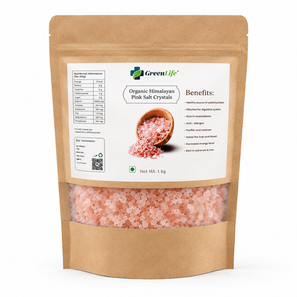 Himalayan Pink Salt Crystals 1kg | Natural Rock Salt Crystals | Premium Pink Salt for Cooking, Seasoning & Daily Use - Image 2