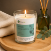 Revive Eucalyptus Scented Jar Candle | Natural Soy Wax Aromatherapy Candle for Home Decor, Relaxation & Gifting