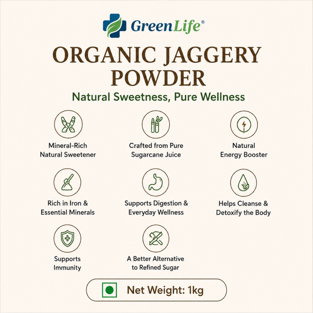 Jaggery Powder 1 Kg | Organic Pure Natural Sweetener | Chemical Free Desi Gur Powder - Image 5