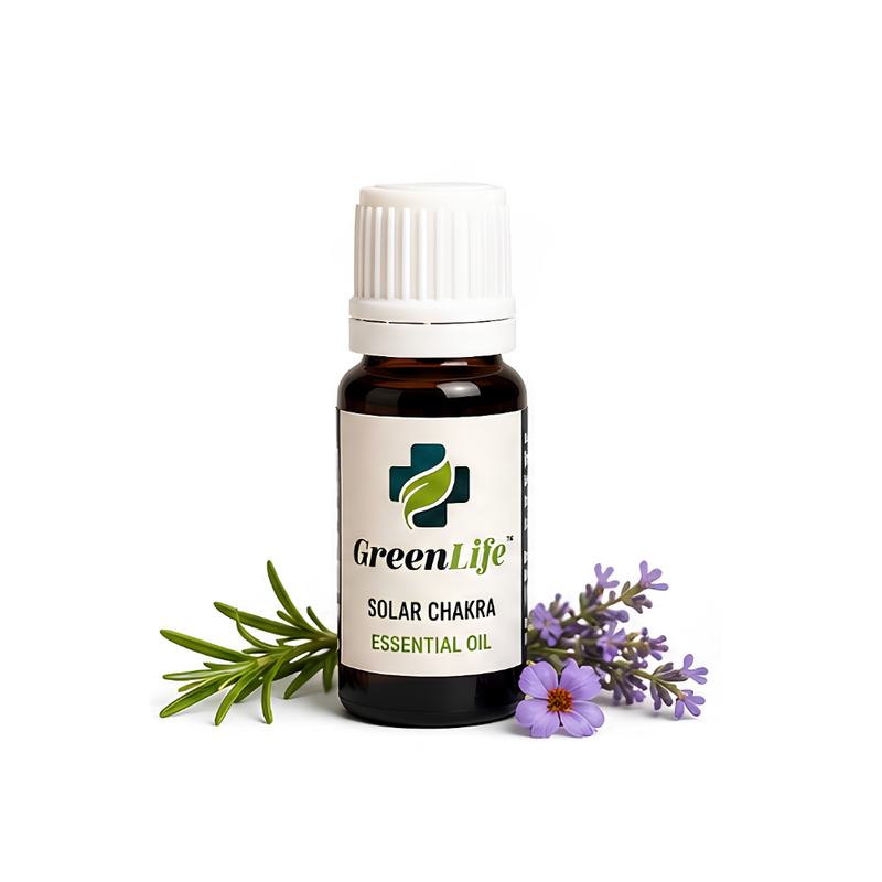 Solar Chakra Essential Oil Blend 10ml | Uplifting Aromatherapy Oil | Confidence & Wellness Blend